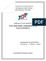 GM Crop Risk Assessment & Management