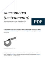 Micrómetro (instrumento de medición