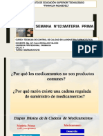 Semana N °02:materia Prima