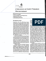 Clarkin - Levy - The Influence of Client Variables On Psychotherapy - 2003