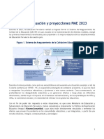 Evaluación y proyecciones PME 2023