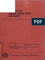 Fundamental of Ancient Indian Music and Dance Sures Chandra Banerji L.D. Institute of Indology