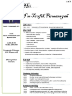 CV Taufik Firmansyah 2022-2023