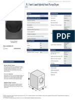 Whirlpool DLEX4000 Specification Sheet