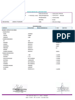 Resultados de laboratorio clínico con infección urinaria