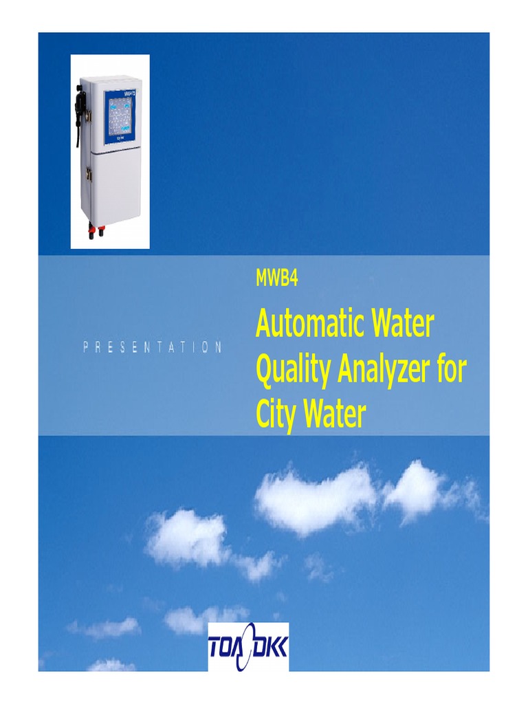 MWB 4 PDF Water Purification Chemistry