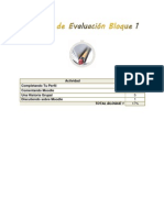 Rubrica de Evaluacion Bloque 1