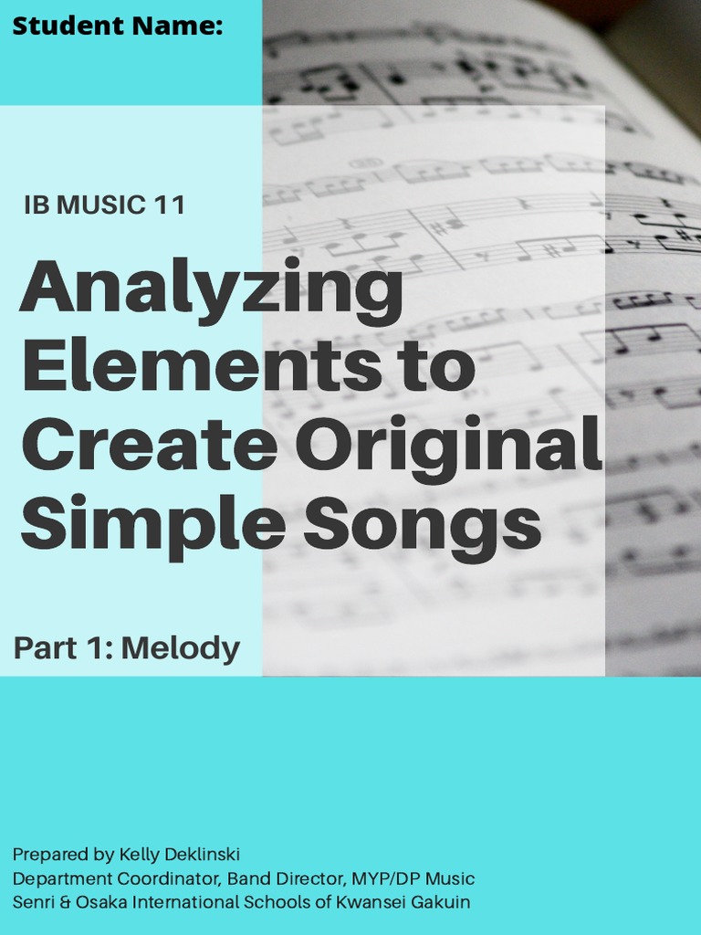 Analyzing Melody in IB Music 11 | PDF | Scale (Music) | Minor Scale