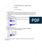 APA-compliant Table Instructions APA7