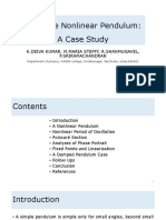 Nonlinear Pendulum Period and Phase Portrait Analysis