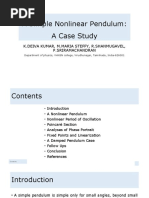 A Simple Nonlinear Pendulum