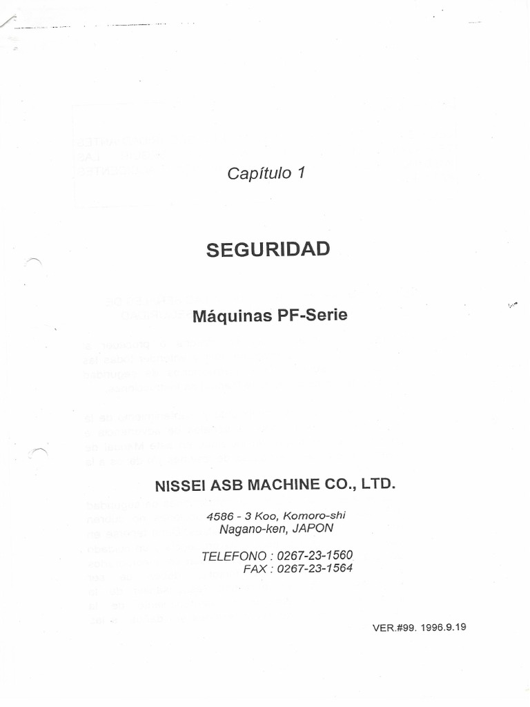 Nissei 1 | PDF