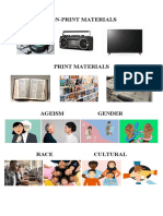 Non Print and Print Materials and Stereotype