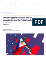 [ANALYSIS] Fake news and internet propaganda, and the Philippine elections_ 2022