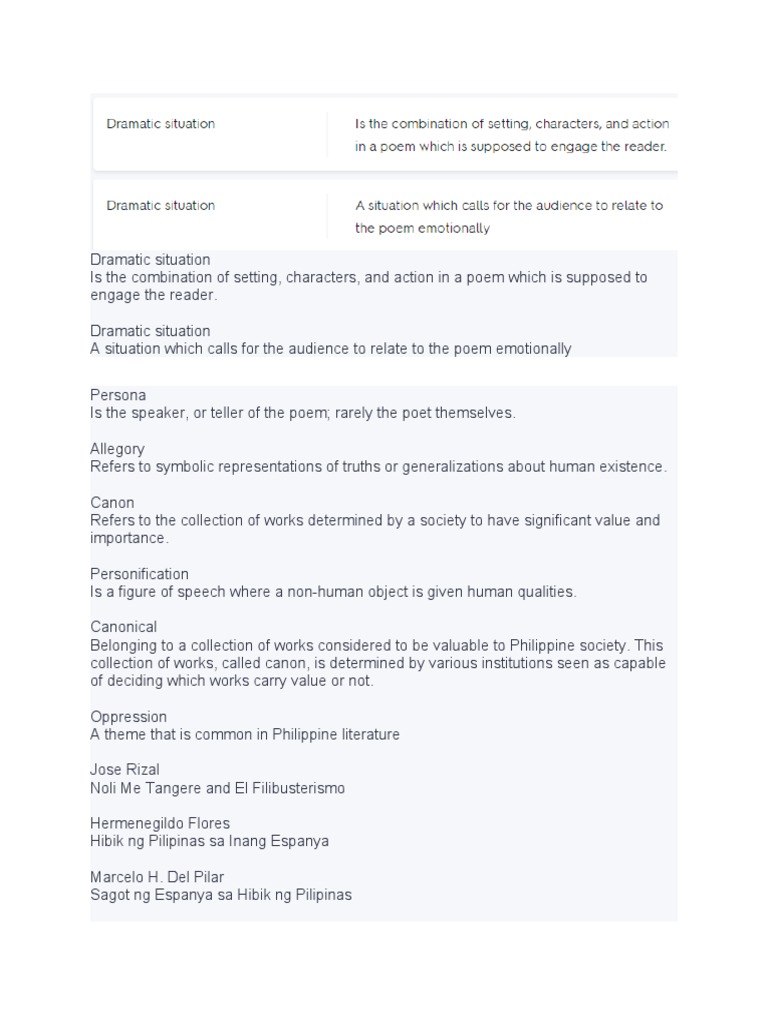 Dramatic Situation | PDF