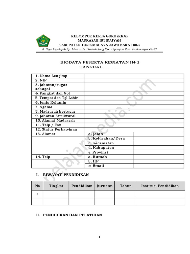 Contoh Surat Keterangan Aktif | PDF