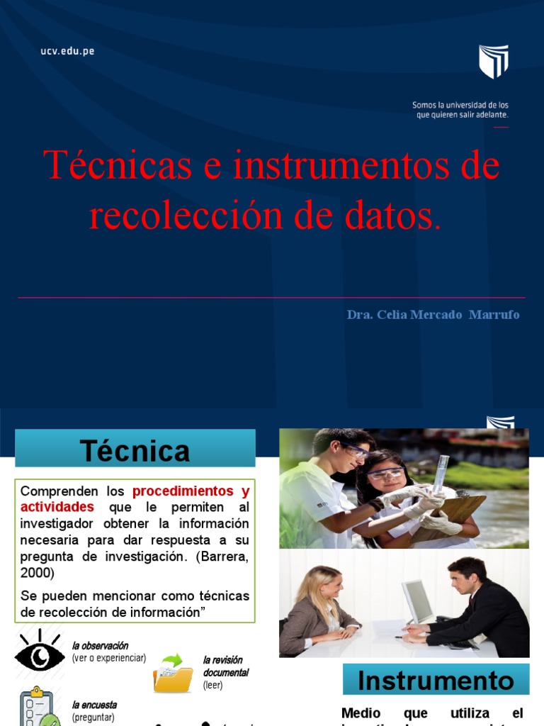 Técnicas e Instrumentos de Recolección de Datos | PDF | Cuestionario ...