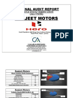 Ranjeet Motors Stock Verification Report