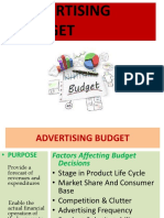 Unit 2 Advertising Budget