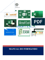 MICROSOFT EXCEL - MANUAL DO FORMANDO (DRAFT)