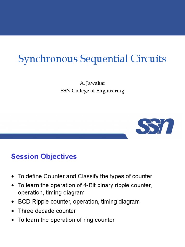 Counters, Ripple Counters, Ring Counters PDF Electronic Engineering
