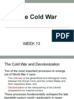 Week 13 - Cold War