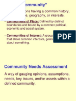 Community Need Assessment