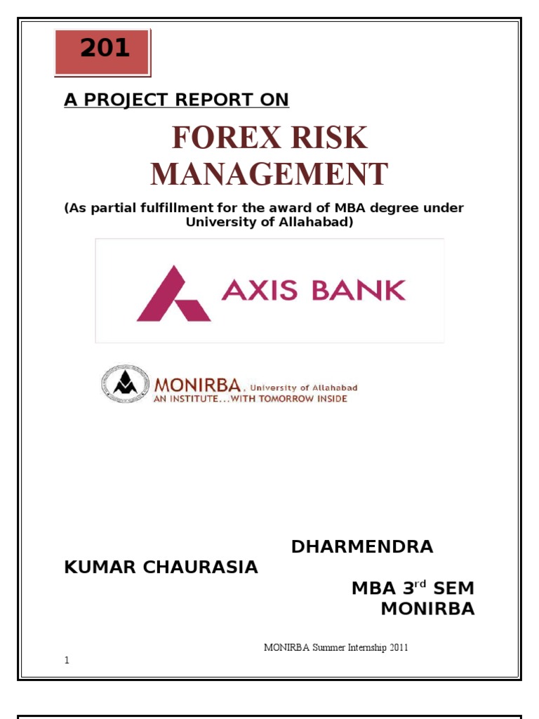Forex Risk Management PDF Foreign Exchange Market Exchange Rate
