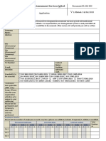 IAS 003 Application for Integrated Assessment Services