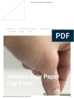 Tamaño viaje Paper City Paris! – Realizado por Joel