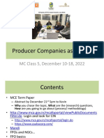 MC 5 Producer Companies As NGCs