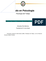 Factores Tecnológicos y Ergonómicos en Psicología del Trabajo