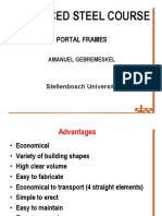 Advanced Steel Portal Frame Design