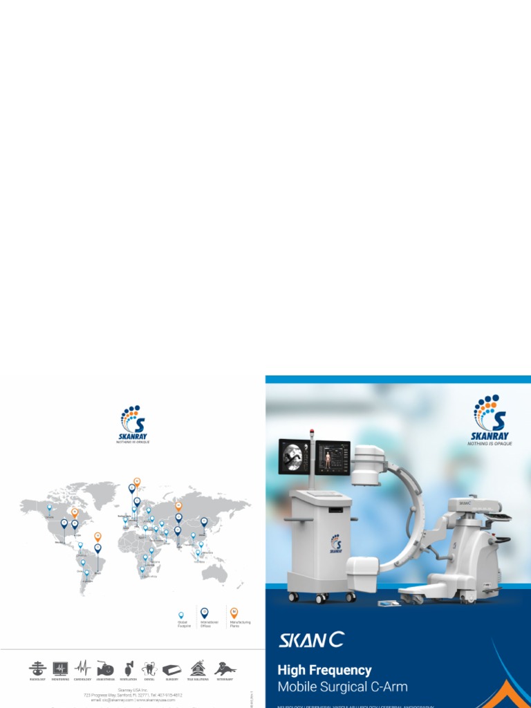 Skanray Skan-C C Arm Machine - PDF Catalogue | PDF