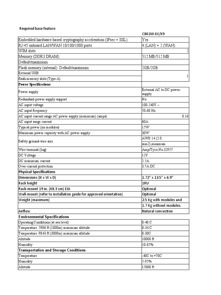 Cisco Router Procurement | PDF