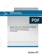 Approche Non Pharmacologique: Visant Le Traitement Des Symptômes Comportementaux Et Psychologiques de La Démence