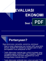 Sesi 13 Evaluasi Ekonomi