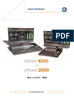 Oxygen 1000 & 2000 User Manual