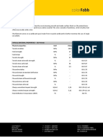 Vibers PLA technical datasheet filament properties