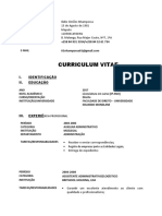 CV Direito Licenciatura Experiência Administrativa Recursos Humanos