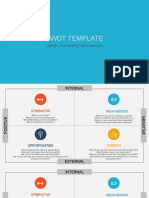 SWOT Blank PPT Template