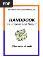Download 2002 Basic Education Curriculum Handbook Elementary Science Health by Athena Denise Gepte SN62222043 doc pdf