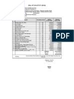 Bill of Quantity (Boq) : NO Uraian Volume/Satuan Harga SATUAN (RP.) Jumlah Harga (RP)