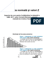 6 - Distributia Normala Si Valori Z