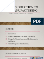 1 - MATEPRO - Intro To Manufacturing (09.09.2022)