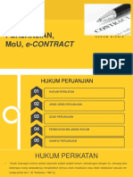 3,4 HK Perjanjian, MoU, e Contract, Bentuk Perusahaan, Usaha Franchise