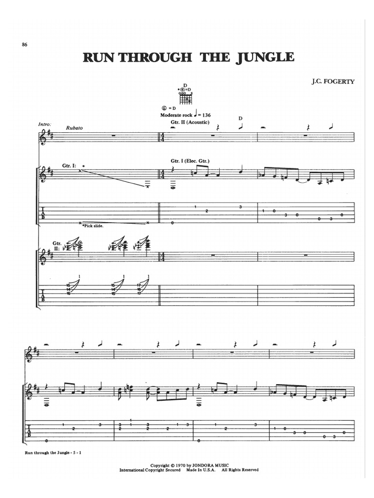 Run Through The Jungle | PDF