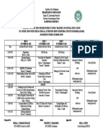 ADHD Week 2021 2022 Training Matrix