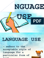 Language Use Report