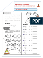 Ecuaciones Lineales y Cuadráticas